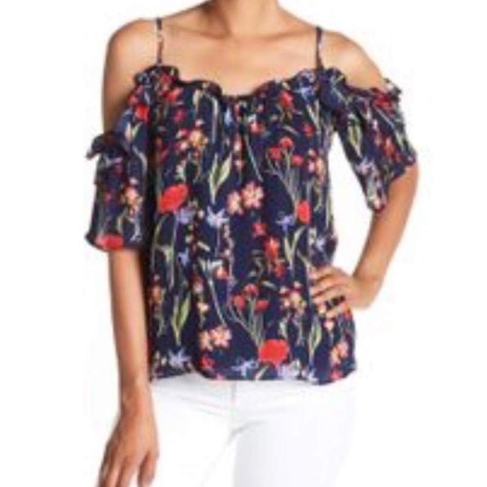 NWOT PARKER Mildred Cold Shoulder Blouse
